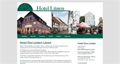 Desktop Screenshot of hotel-luenen.de